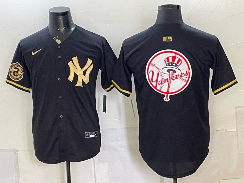 Men 2026 New York Yankees blank black Nike MLB Jersey 08040014->new york yankees->MLB Jersey